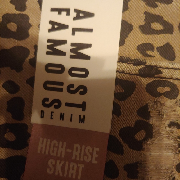 High rise leopard print skirt - Picture 4 of 4